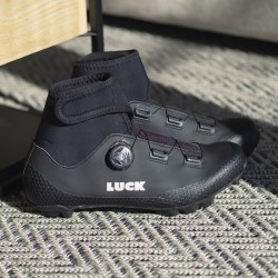Zapatillas Ciclismo Carretera para Hombre y Mujer Luck Osi Negras